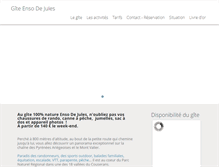 Tablet Screenshot of gite-aleu-ariegepyrenees.com